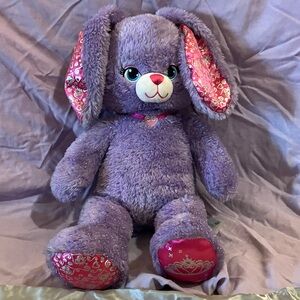 Princess Bunny - Purple Plush Bunny Toy with Pink Accents